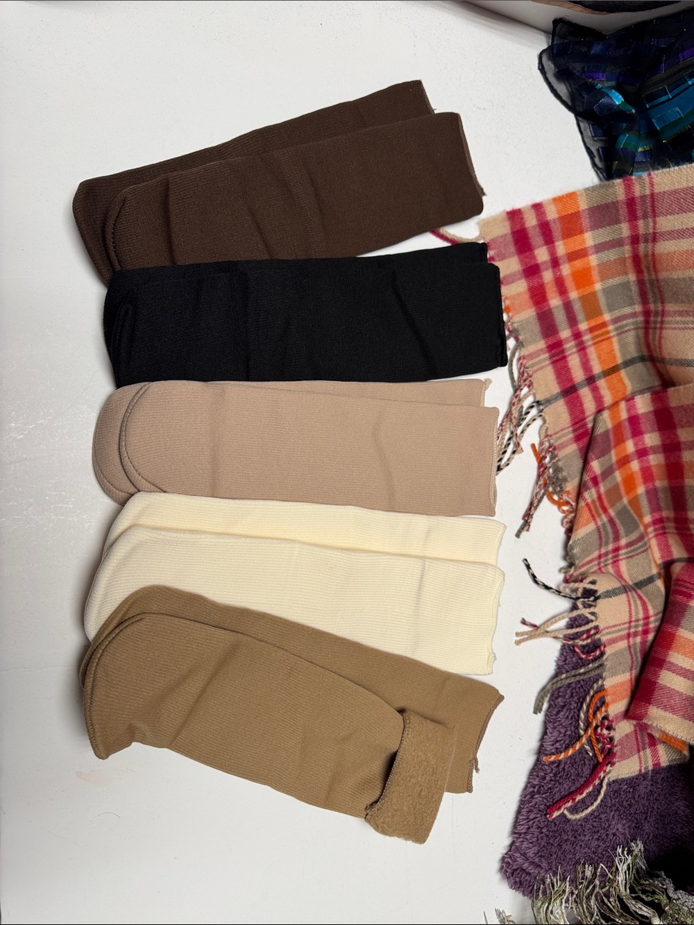 Set of 5 Thermal Socks - Assorted Neutral Colors